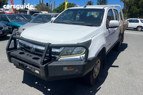 White 2017 Holden Colorado Crew Cab Chassis Ls (4X4)