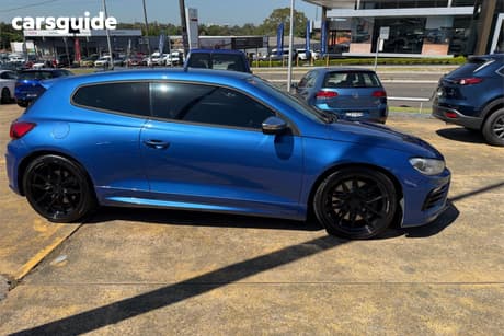 Blue 2014 Volkswagen Scirocco Coupe R