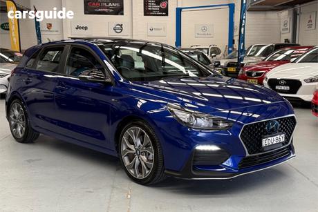 Blue 2019 Hyundai I30 Hatchback N Line (Sunroof)