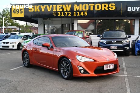 Orange 2012 Toyota 86 Coupe ZN6 GT COUPE 2DR MAN 6SP 2.0I