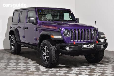Purple 2022 Jeep Wrangler Unlimited Hardtop Rubicon (4X4)