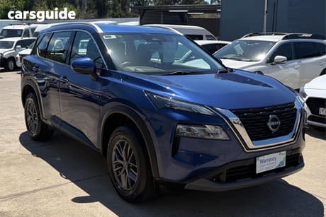 Blue 2023 Nissan X-Trail Wagon St (4Wd) 7 Seat
