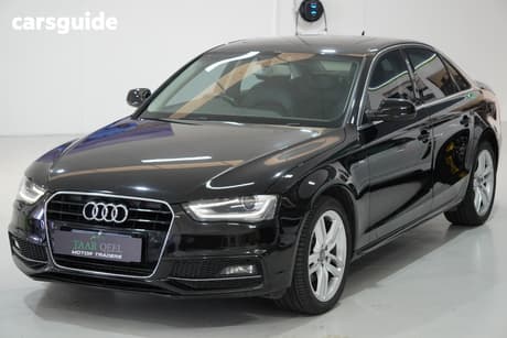 Black 2015 Audi A4 Sedan 2.0 Tfsi S-Line Quattro