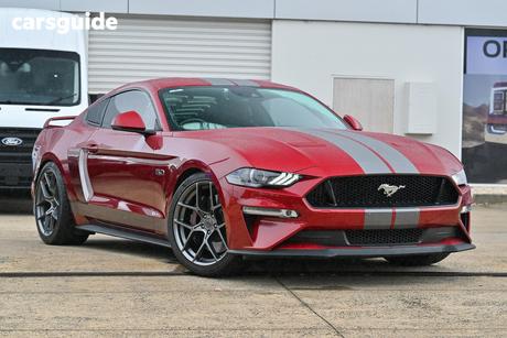 Red 2018 Ford Mustang Coupe Fastback Gt 5.0 V8
