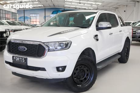 White 2020 Ford Ranger Double Cab Chassis Xlt 3.2 (4X4)