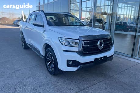 White 2025 GWM Cannon Dual Cab Utility Lux (4X4)