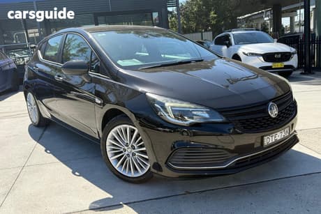 Black 2017 Holden Astra Hatchback R