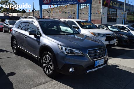 Blue 2017 Subaru Outback Wagon 2.5I Premium