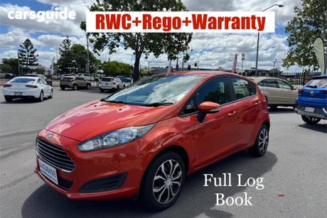 Red 2017 Ford Fiesta Hatchback Ambiente