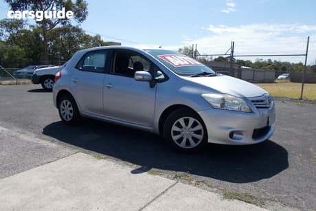 Silver 2012 Toyota Corolla Hatchback Ascent