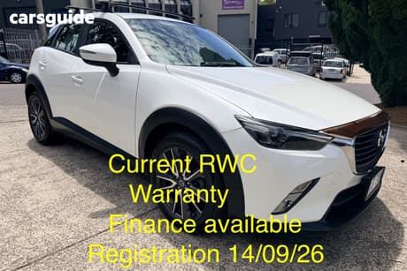 White 2017 Mazda CX-3 Wagon S Touring (Fwd)