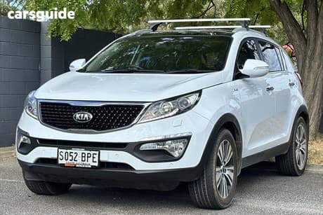 White 2015 Kia Sportage Wagon Platinum (Awd)