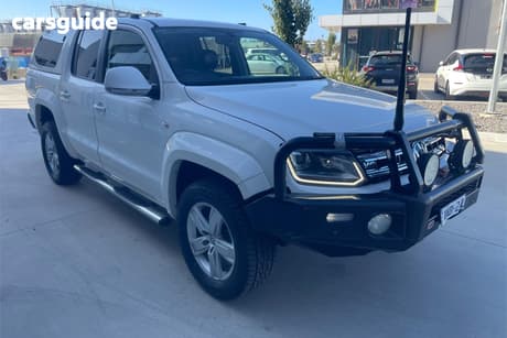 White 2017 Volkswagen Amarok Dual Cab Utility V6 Tdi 550 Highline
