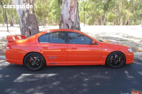 Orange 2003 FPV GT-P Sedan BA