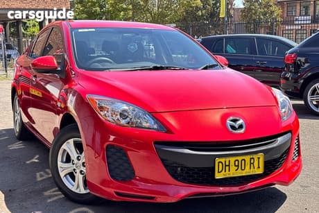 Red 2012 Mazda 3 Sedan Neo