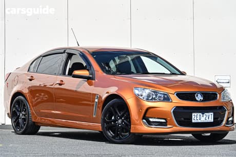 Orange 2017 Holden Commodore Sedan Sv6