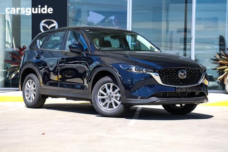 Blue 2025 Mazda CX-5 Wagon G25 Maxx Sport (Fwd)
