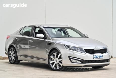 Grey 2012 Kia Optima Sedan Sli