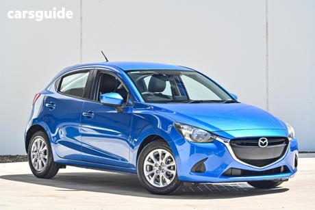 Blue 2015 Mazda 2 Hatchback Maxx