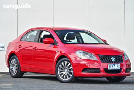 Red 2012 Suzuki Kizashi Sedan Touring