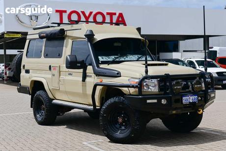 Beige 2021 Toyota Landcruiser Wagon Gxl Troop Carrier