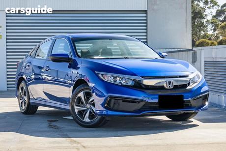 Blue 2020 Honda Civic Sedan Vti