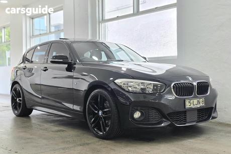 Black 2016 BMW 125I Hatchback Sport Line