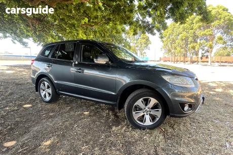 Grey 2012 Hyundai Santa FE Wagon Trail Crdi (4X4)