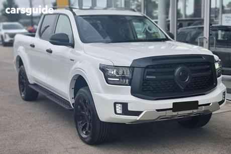 White 2025 GWM Cannon Alpha Dual Cab Utility Ultra Phev (4X4)