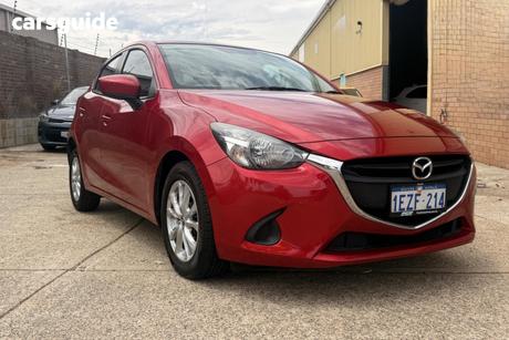 Red 2016 Mazda 2 Hatchback Maxx