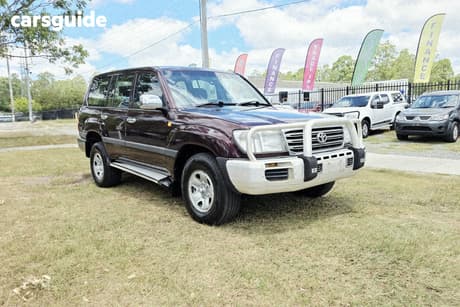 Red 2003 Toyota Landcruiser Wagon Gxl (4X4)