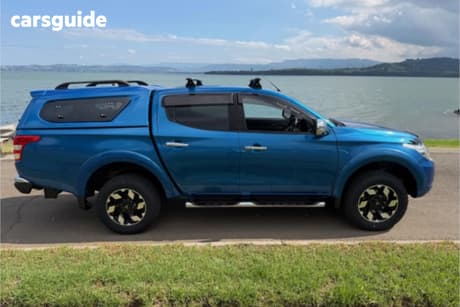 Blue 2016 Mitsubishi Triton Dual Cab Utility Exceed (4X4)