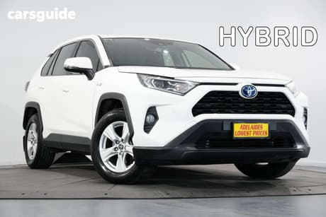 White 2021 Toyota RAV4 Wagon Gx (Awd) Hybrid