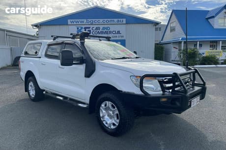 White 2012 Ford Ranger Dual Cab Utility Xlt 3.2 (4X4)