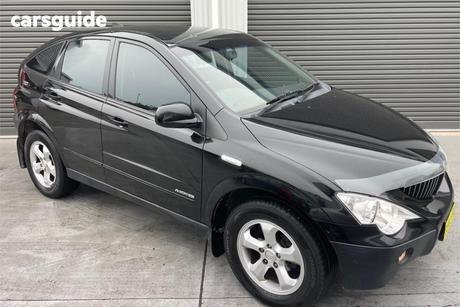 Black 2009 Ssangyong Actyon Wagon A200 Xdi