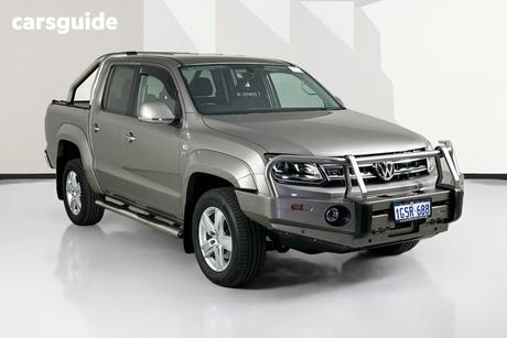 Beige 2018 Volkswagen Amarok Dual Cab Utility V6 Tdi 550 Highline