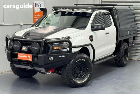 White 2018 Ford Ranger Super Cab Chassis Xl 3.2 (4X4)