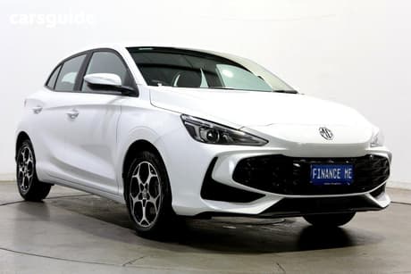White 2025 MG MG3 Hatchback Excite