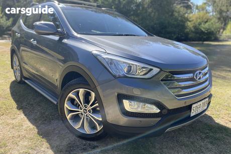 Grey 2013 Hyundai Santa FE Wagon Highlander Crdi (4X4)