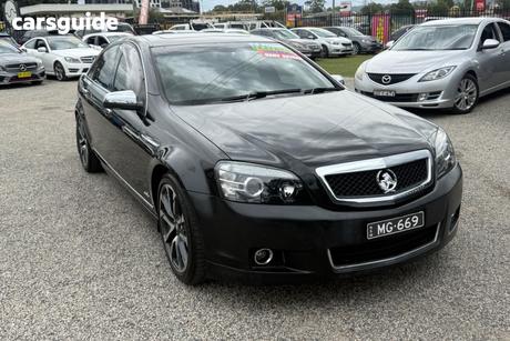 Black 2013 Holden Caprice Sedan V WN