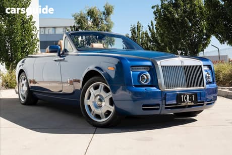 Blue 2008 Rolls-Royce Phantom Sedan Ewb
