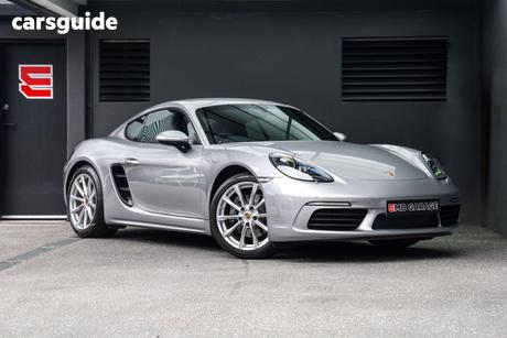 Silver 2021 Porsche 718 Coupe Cayman