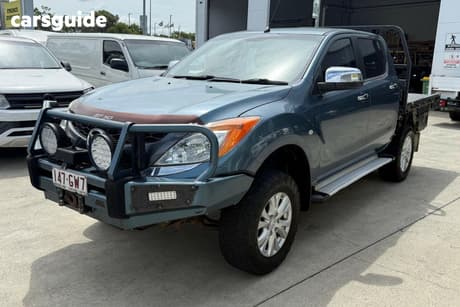 Blue 2013 Mazda BT-50 Dual Cab Utility Xtr (4X4)
