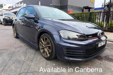 Blue 2014 Volkswagen Golf Hatchback Gti
