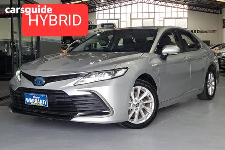 Silver 2021 Toyota Camry Sedan Ascent Sport Hybrid