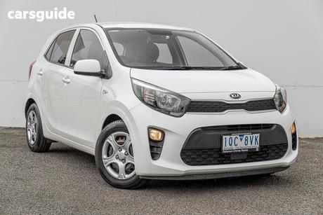 White 2019 Kia Picanto Hatchback S (Aeb)