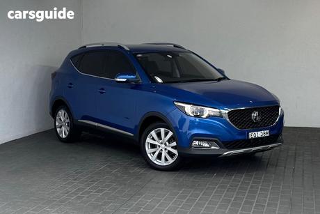 Blue 2021 MG ZS Wagon Excite Plus