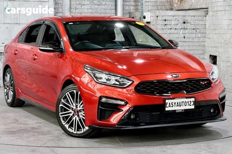 Orange 2020 Kia Cerato Sedan Gt Safety Pack