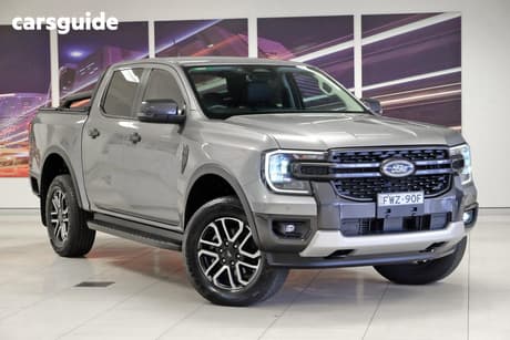 Silver 2022 Ford Ranger Double Cab Pick Up Sport 2.0 (4X4)