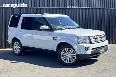 White 2015 Land Rover Discovery Wagon Sdv6 Hse